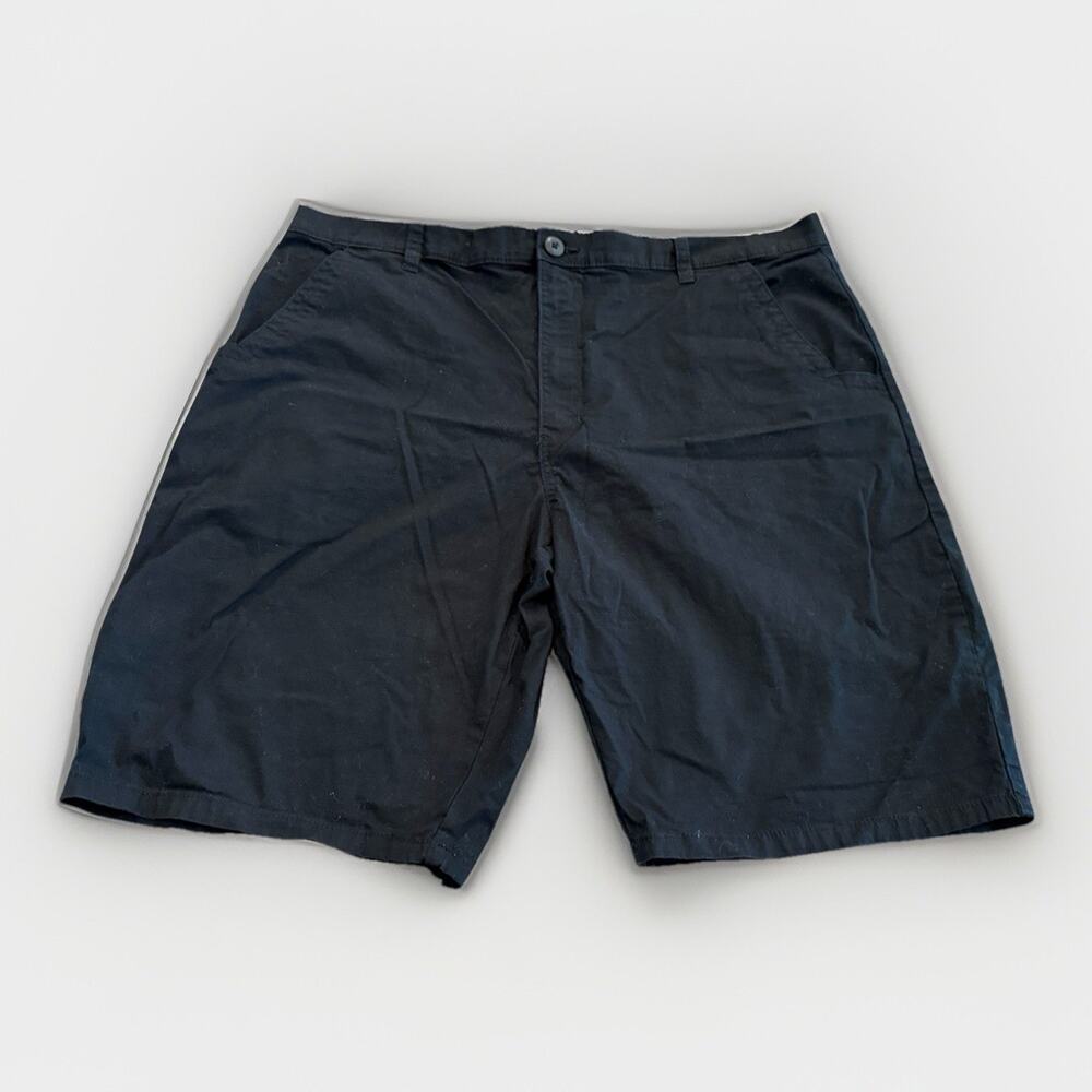 Dickies Mens Black Chino Flat Front Utility Stretched Shorts Size 40